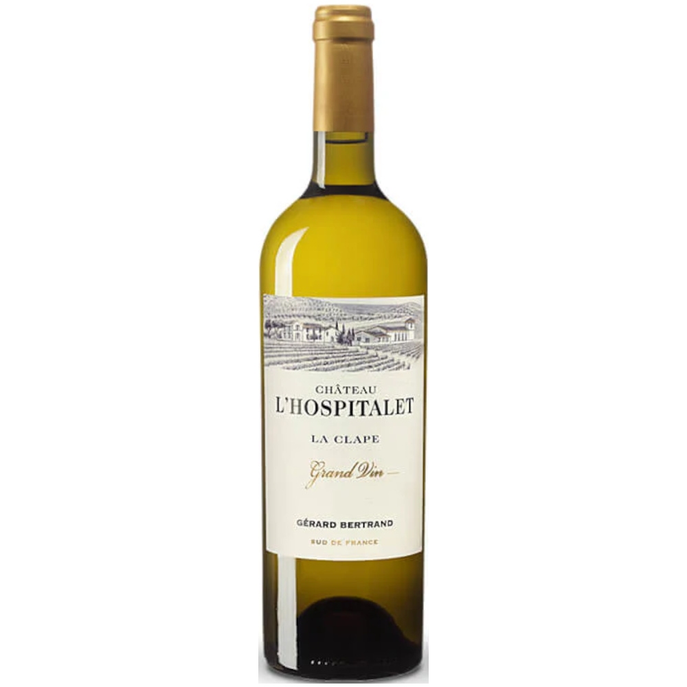 La Clape AOP Grand Vin blanc 2024, Château l'Hospitalet 1 La Clape AOP Grand Vin blanc 2024 Château l Hospitalet